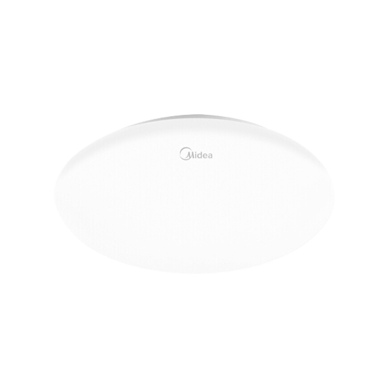 美的(Midea)LED吸顶灯免拆卧室儿童房过道走廊阳台现代简约灯具圆形全白10W