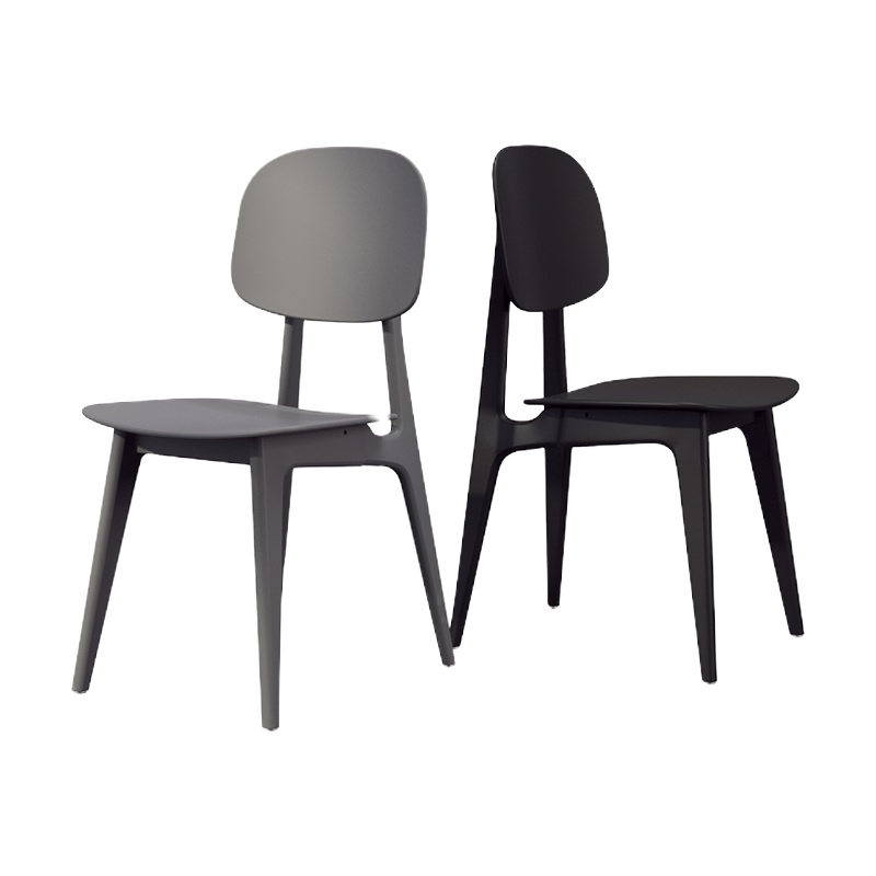 鑫金虎 现代简约塑料椅子加厚时尚休闲椅家用成人餐厅靠背椅凳子