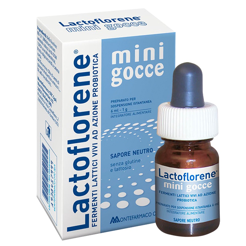 MONTEFARMACO意大利进口 新生婴幼儿益生菌滴剂腹痛腹泻 乳糖不耐受 6ml/盒装 50克