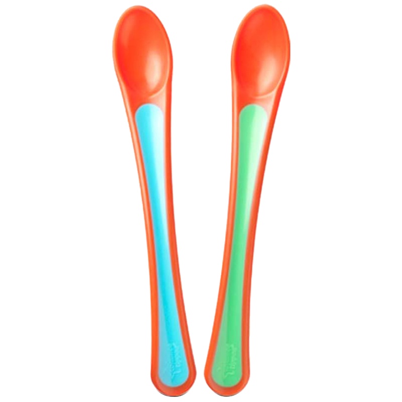 汤美星感温喂哺勺2个装 婴童勺 婴儿勺 4个月+