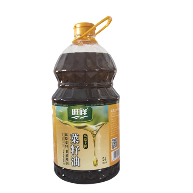 进祥/ 土榨菜籽油5L/瓶 单瓶装