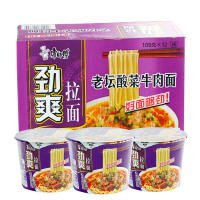 康师傅老坛酸菜面 12桶/箱 单箱装