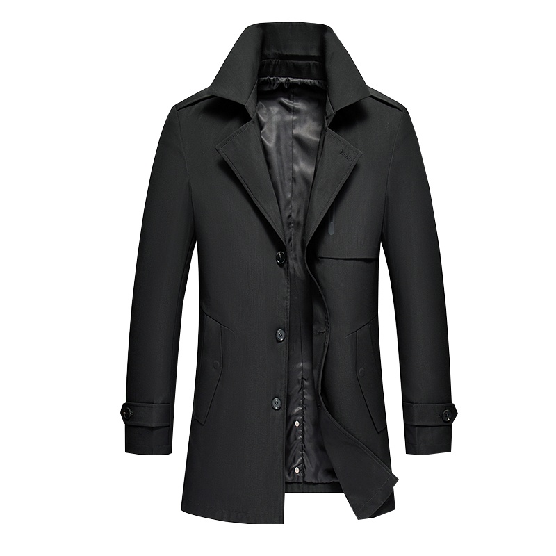 Caldicekris 男士风衣2020新款成熟稳定男装外套商务休闲帅气百搭英伦风上衣