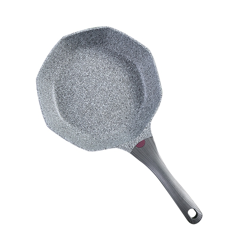 是尚 八角锅 不粘炒菜锅 麦饭石八角炒锅 平底煎锅 一个