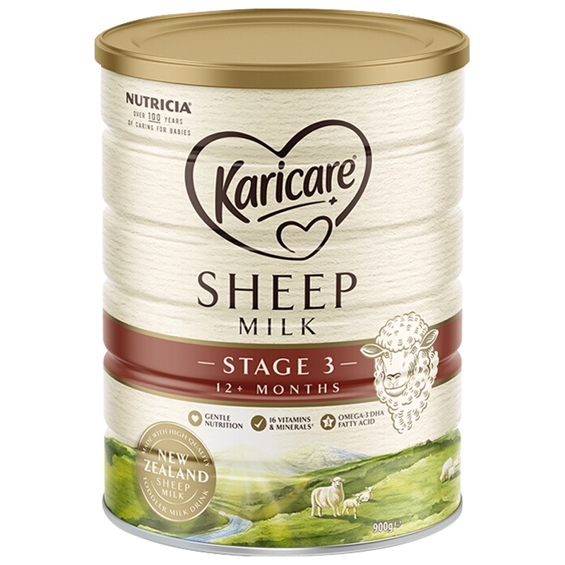 新效期25.1左右澳洲新西兰可瑞康(karicare)婴幼儿配方绵羊奶粉3段900g/罐装 进口婴幼儿三段奶粉