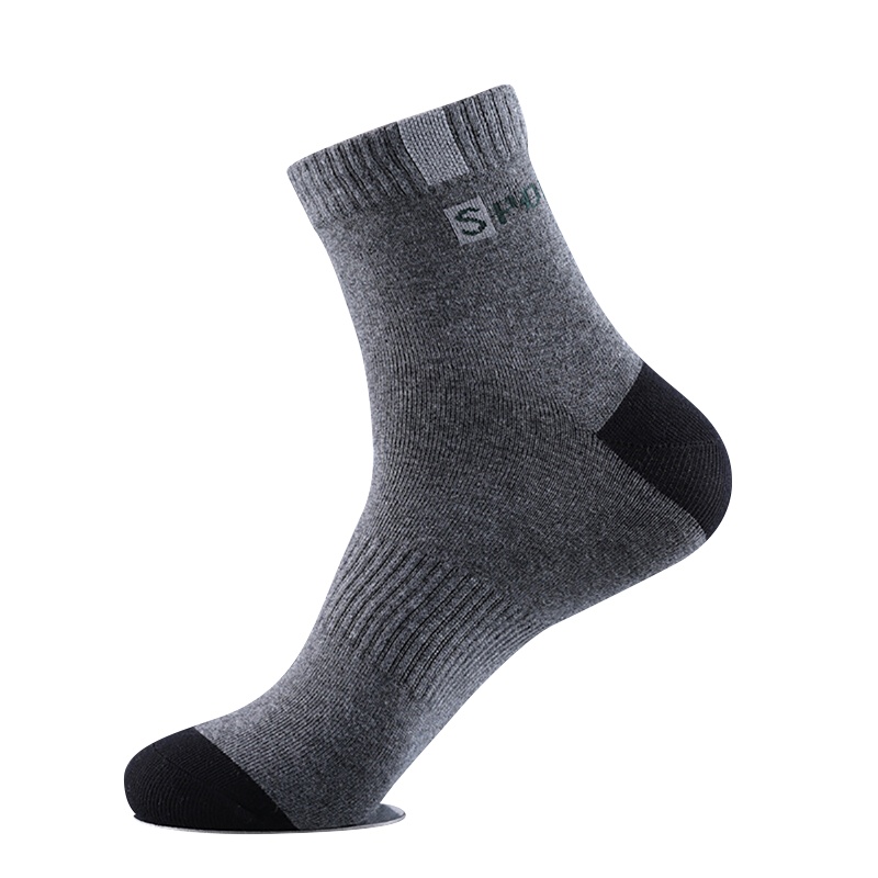 浪莎 四季防臭吸汗 棉质男士 中筒袜6双装