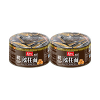 寿桃非油炸碱水面捞面竹升面云吞面 瑶柱面内附酱包 570g*2盒