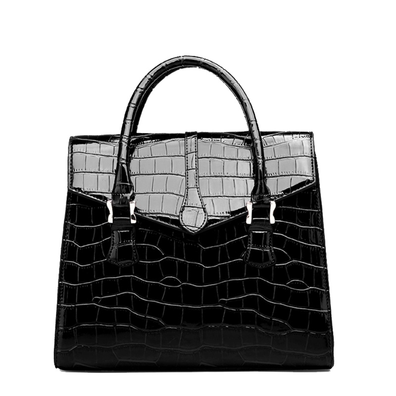 古思奇GSQ新款女神包单肩斜挎鳄鱼纹包个性百搭潮包手提包