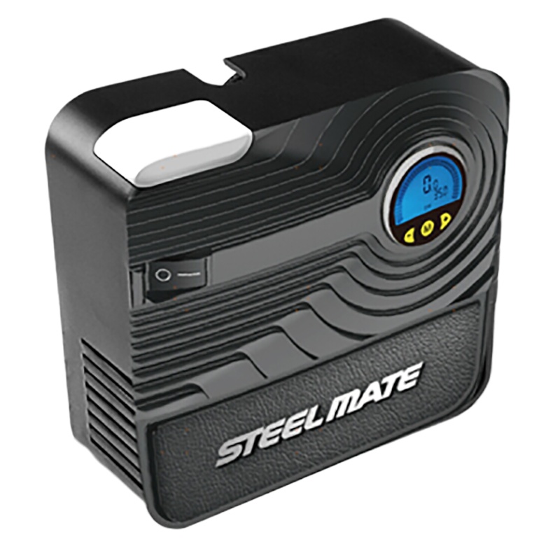 铁将军车载充气泵汽车打气泵车用12v电动便携式应急轮胎充气泵数显款P05