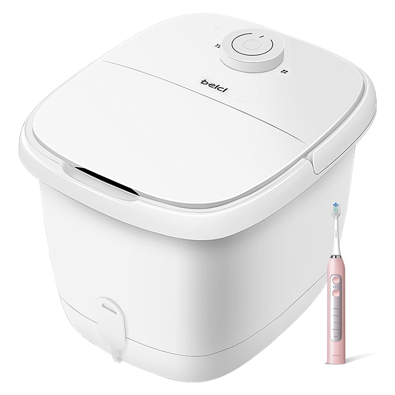 蓓慈(beici)足浴器BZ305D1清洁套餐泡脚桶全自动电动加热家用小型脚动按摩洗脚盆