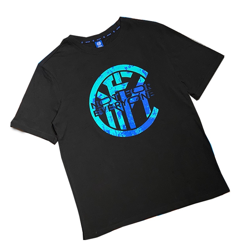 国际米兰俱乐部Inter Milan官方2020夏季男新款T恤简约时尚运动休闲短袖圆领套头衫高档棉质印花设计感百搭上衣