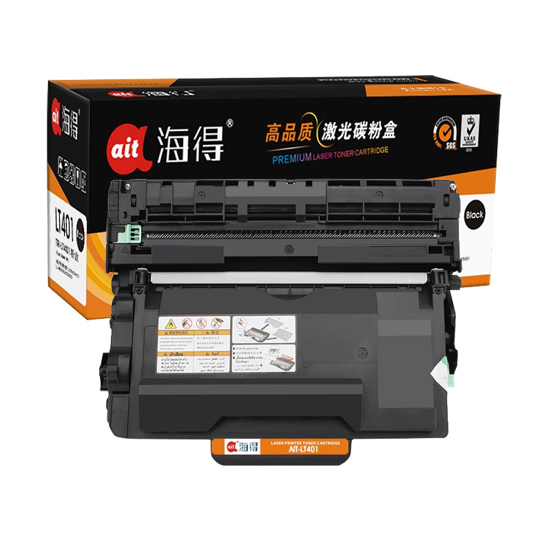 Ait海得 LT401粉盒 专业版 AIT-LT401黑色墨粉筒 适用LENOVO LJ4000 5000