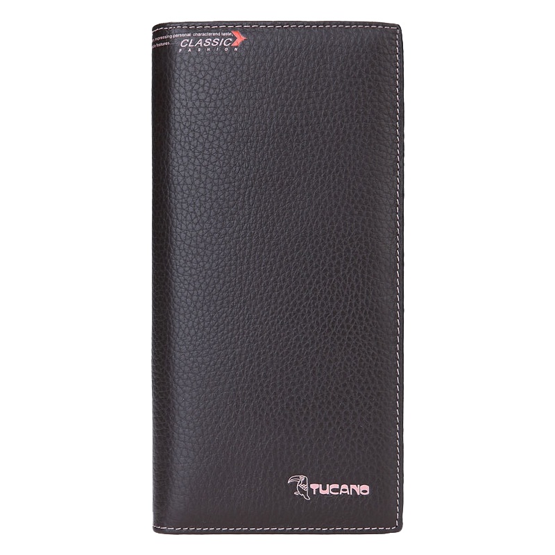 啄木鸟（TUCANO）男士钱包经典商务多卡位牛皮票夹钱夹WAA1311-88C0 啡色