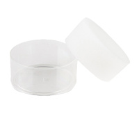 晨光(M&G)ASC99301 海绵缸 75*38mm透明圆形湿手器 沾水器沾水盒沾水缸 财务用点钱 湿手器 15个装