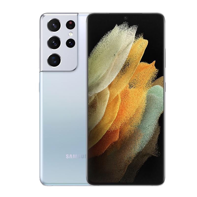 三星GalaxyS21Ultra 12GB+512GB幻境银5G手机 6400万超高清专业摄像 6.8英寸滑护目屏 韩版