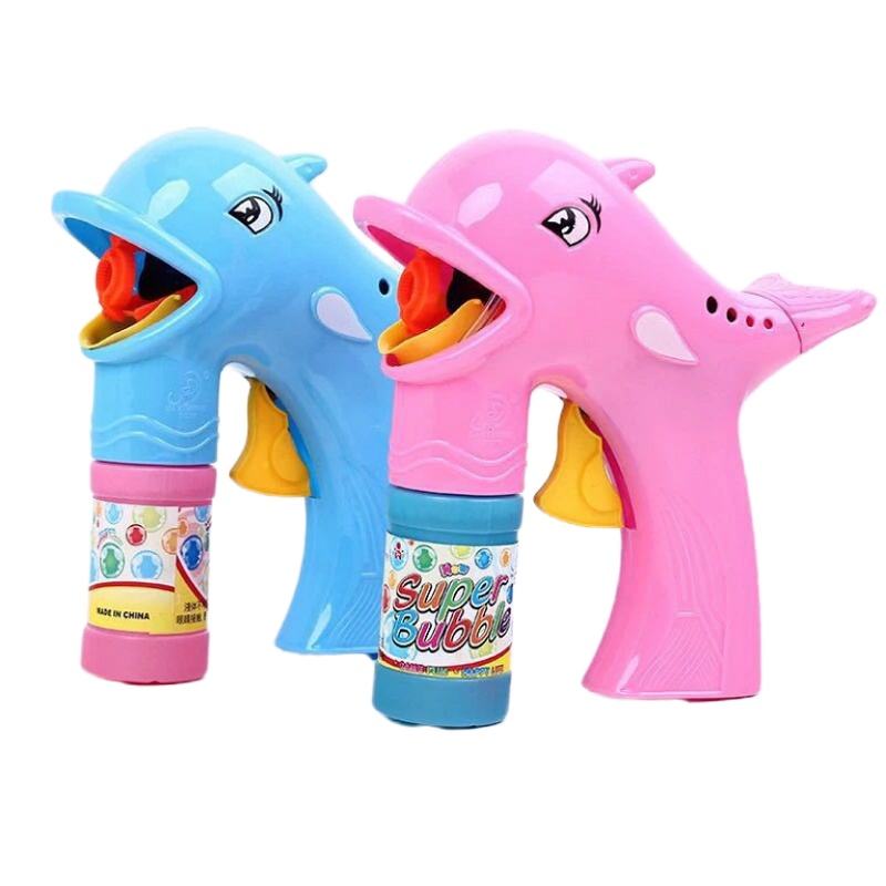 网红惯性卡通海豚泡泡机