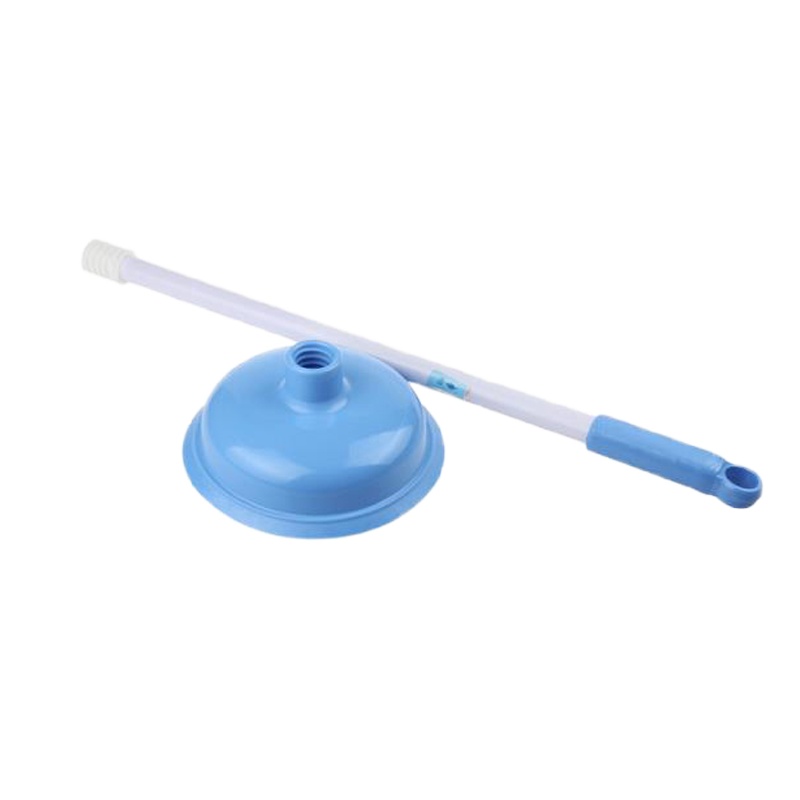 宝纯美式玖 马桶吸 马桶疏通器 皮搋子 下水管道疏通 大号不锈钢水拔子 蓝色