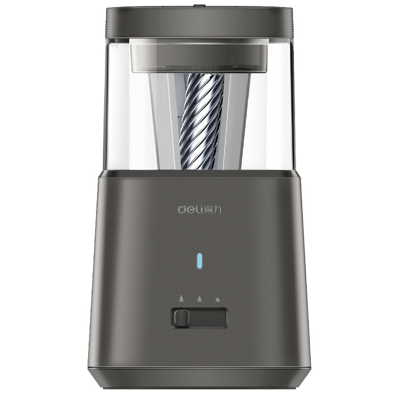 得力(deli)71201美术电动削笔机 适用学生 自动削笔器 铅笔刀转笔刀卷笔刀 笔尖粗细可调USB接口