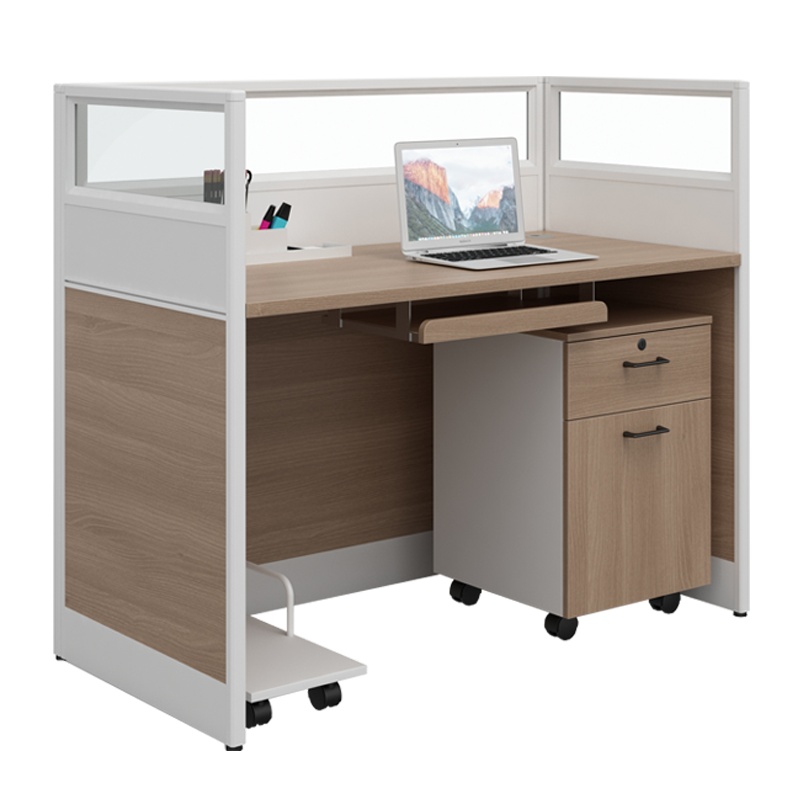 匡大 办公桌现代简约板式办公桌 1.2米屏风卡位 KDT-FL688L-1