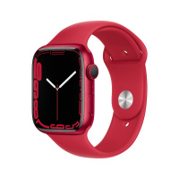 Apple Watch Series 7 蜂窝版 41mm 红色铝金属表壳 红色运动型表带