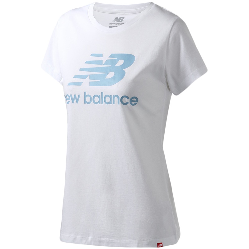 【自营】New Balance女装短袖T恤经典简约针织休闲运动服AWT91546
