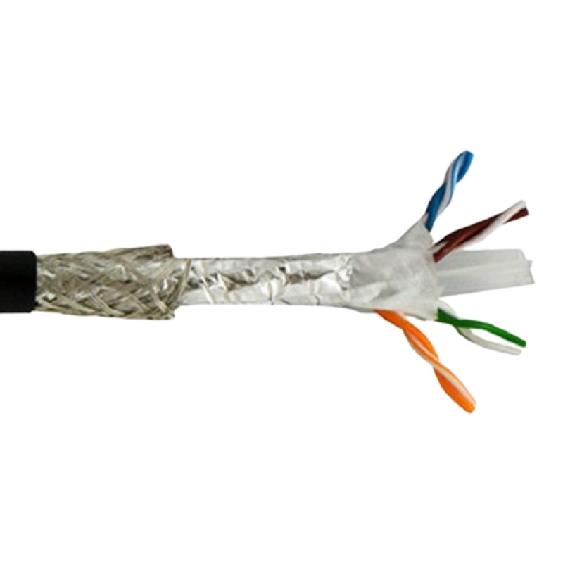 (DT)酷比客 LCLN6RRSSBK-305M 305米/卷 六类双层屏蔽成箱网线 (计价单位:卷) 黑色