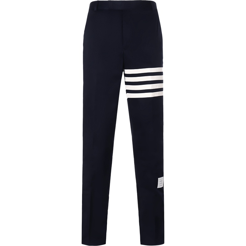 THOM BROWNE 汤姆·布朗 男士棉质休闲长裤 MTU245A 03788