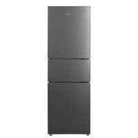 惠而浦(Whirlpool)221L升大容量家用电冰箱宽幅变温风冷无霜三门节能变频纤薄静音BCD-221WTBWT