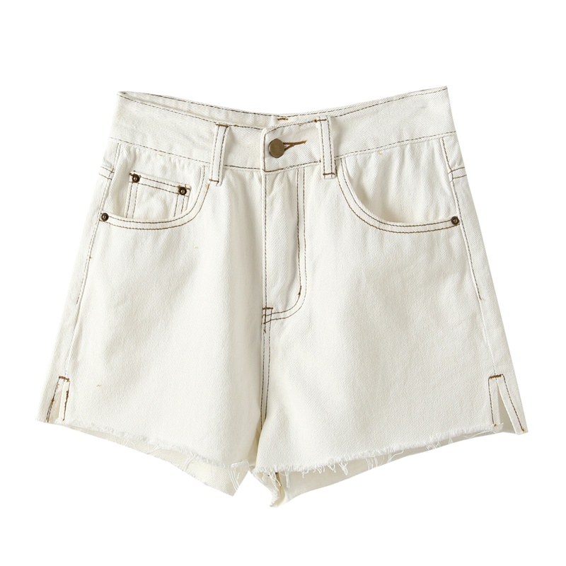 天淳尔夏款 毛边裤脚小开叉短裤KJMM-917