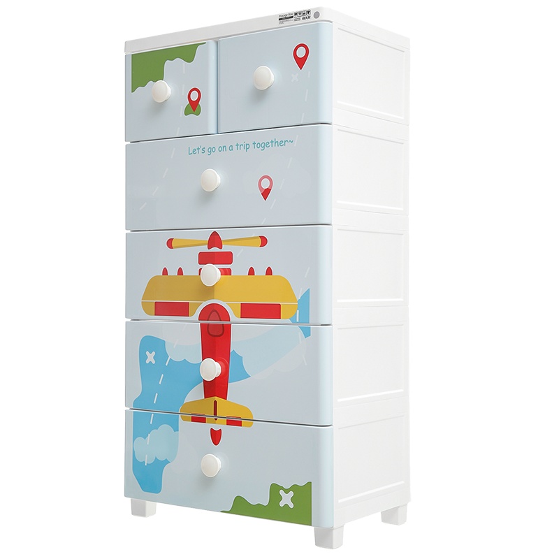 禧天龙收纳柜子儿童衣柜抽屉式塑料储物柜懒人家用五斗柜收纳神器