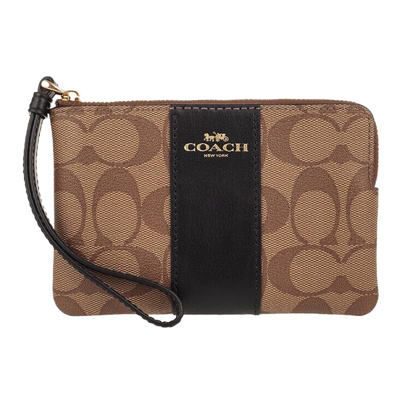 Coach 蔻驰 女士卡其色黑色手包 F58035IMCBI