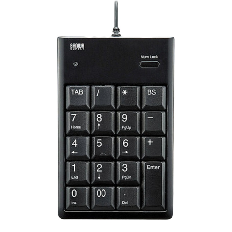 (DT)山业 NT-16USVN USB 数字 键盘 (计价单位:个) 银色