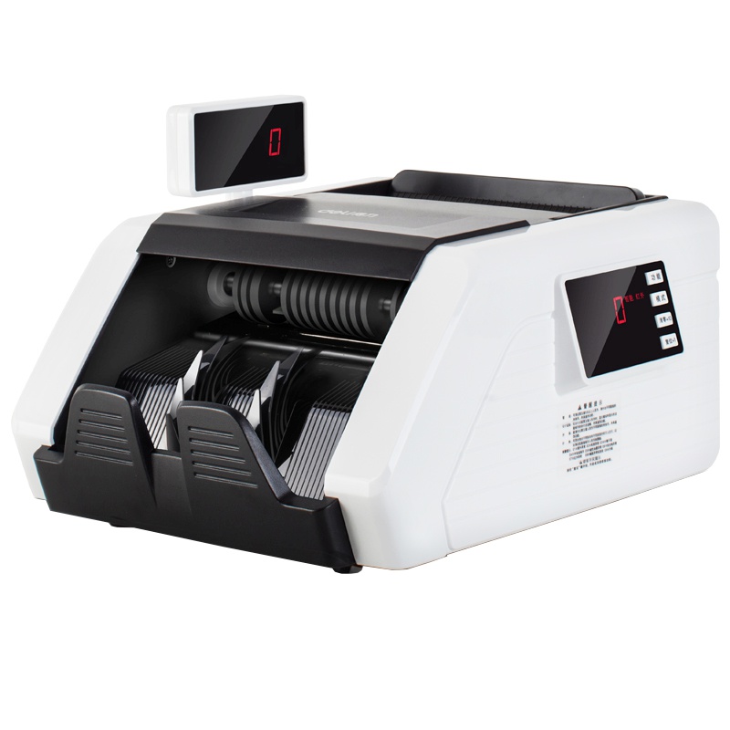 得力(deli)33308 点钞机验钞机 专用小型便携式办公智能家用 验钞机 双屏