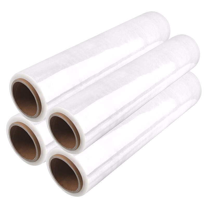 赛拓(SANTO)PE缠绕膜包装膜 防水膜 拉伸膜自粘性打包膜50cm*3kg*4卷 7056