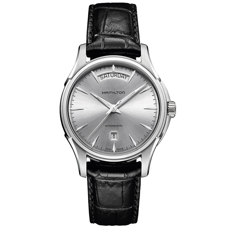 汉米尔顿(Hamilton)瑞士手表 经典家族爵士系列双历自动机械男表 H32505751