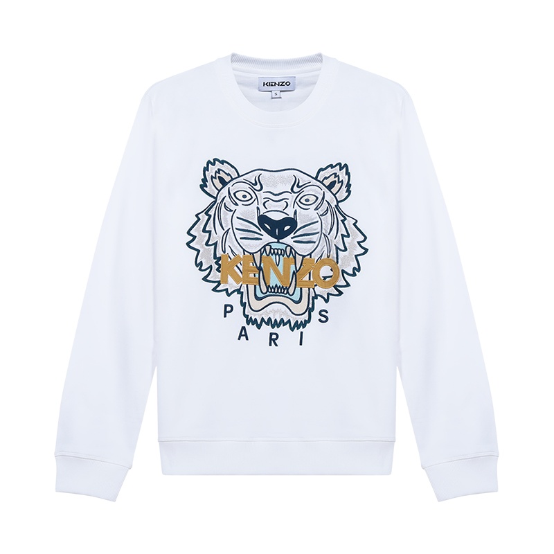 高田贤三 KENZO 男士 棉质圆领长袖卫衣运动衫FB6 5SW123 4XA