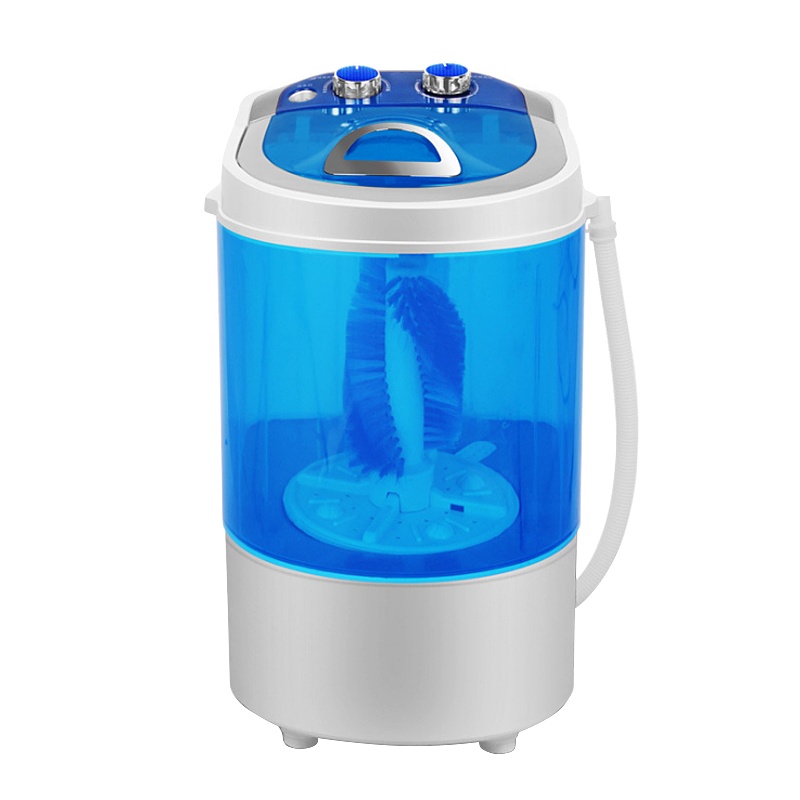 奥克斯(AUX)XPB20-608 2公斤半自动洗鞋机(蓝色) 小型刷鞋神器 毛刷可拆 鞋衣两用