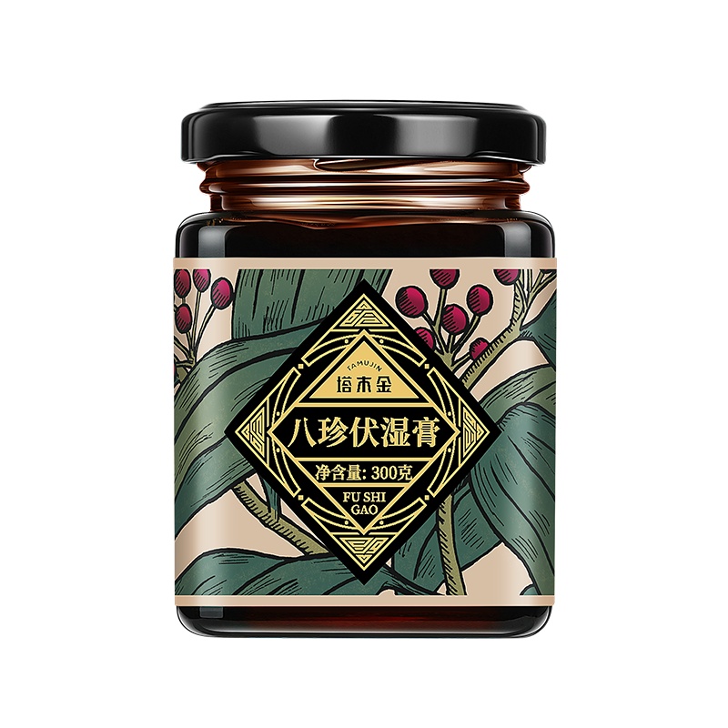 塔木金伏湿膏男舌苔白厚脾胃健赤小豆女芡实茯苓正品