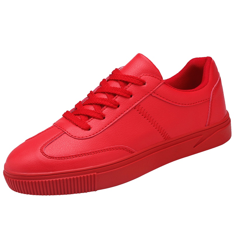 砚南锋休闲鞋男 2019夏季新款透气男鞋子青少年学生韩版潮流平底板鞋小白鞋子男士运动