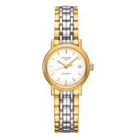 浪琴(Longines)瑰丽系列 精钢表带 条丁表盘 自动机械 时尚 休闲女士手表 商务 正装 女表