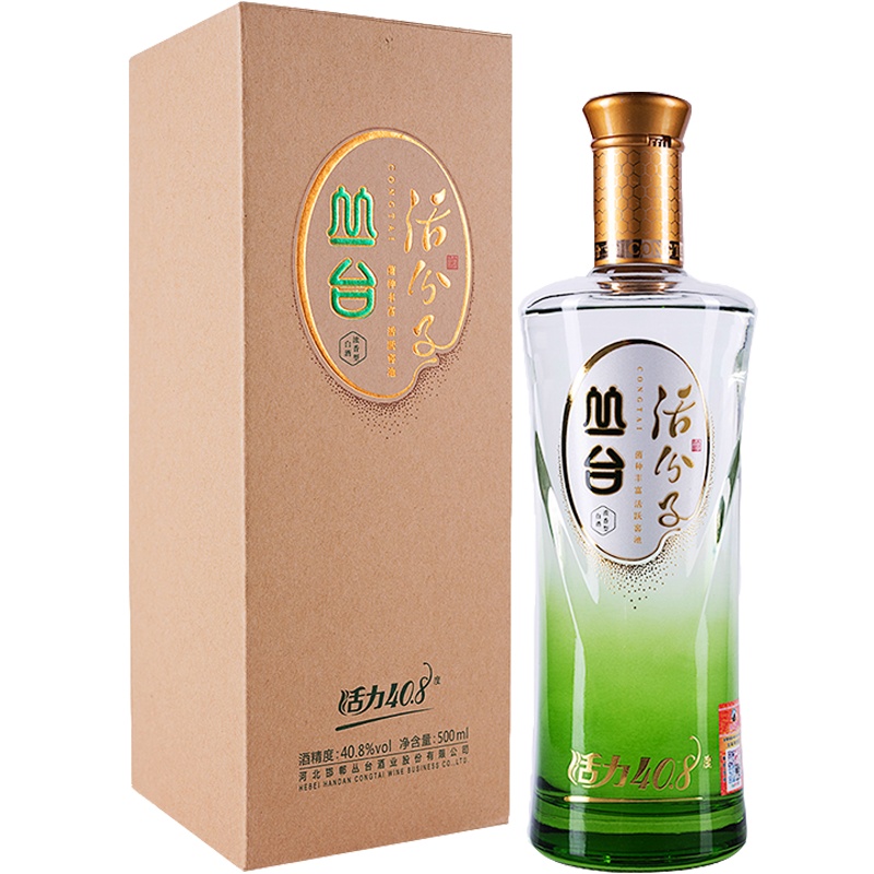 [中华老字号]河北供销馆 丛台酒 40.8度活分子 500ml单瓶装 浓香型白酒 邯郸特产