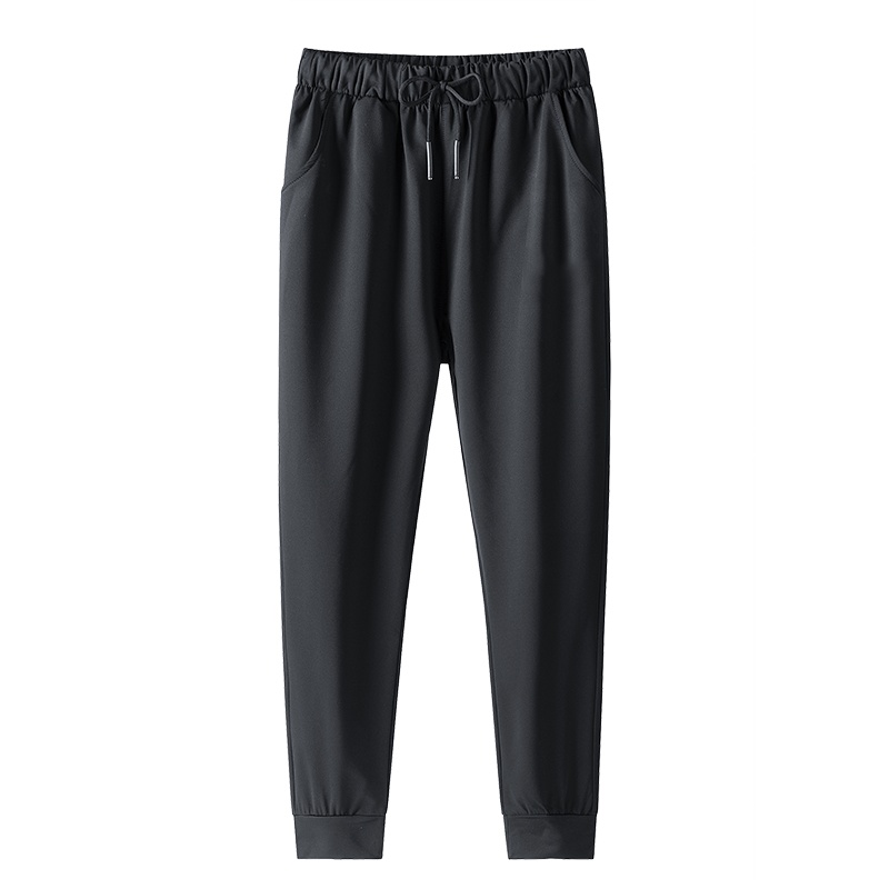 稻草人(Mexican)运动裤男秋冬加绒休闲卫裤潮牌收口束脚篮球裤学生长裤子