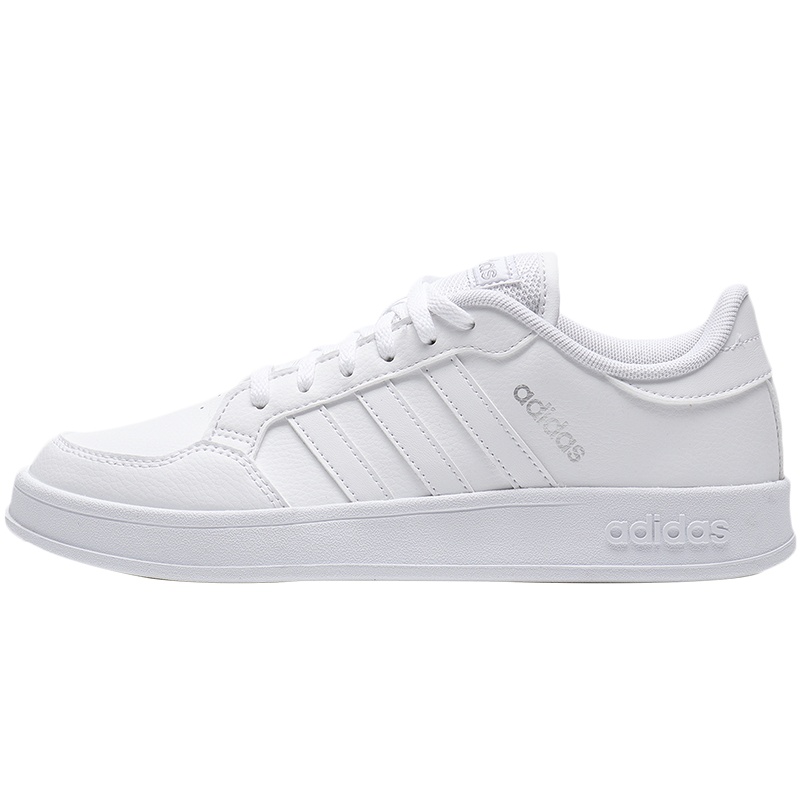 阿迪达斯女鞋板鞋BREAKNET三条纹小白休闲运动鞋FX8725