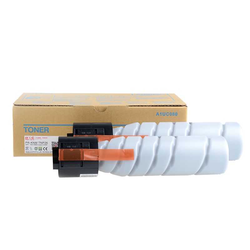 天威 6180/TNP26复印机粉盒 双支装(墨粉) 黑色 适用于柯尼卡美能达 6180MF 打印页数:5000*2