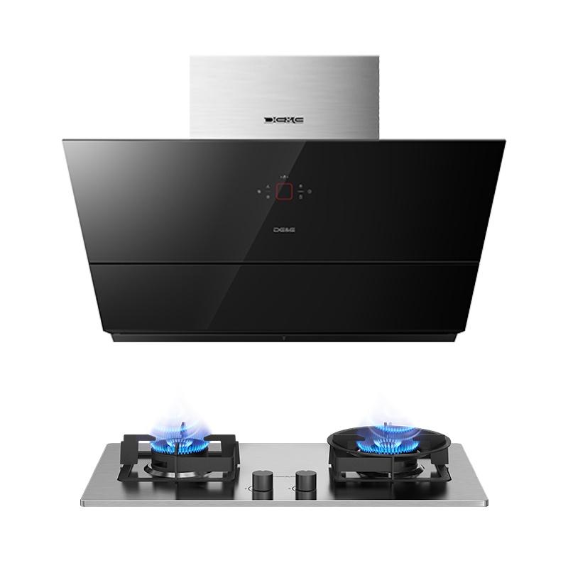 德意(DE&E)A6系列920Pa大风压22m³大吸力电热自清洁烟灶套餐868A+772G(需液化气详询客服)