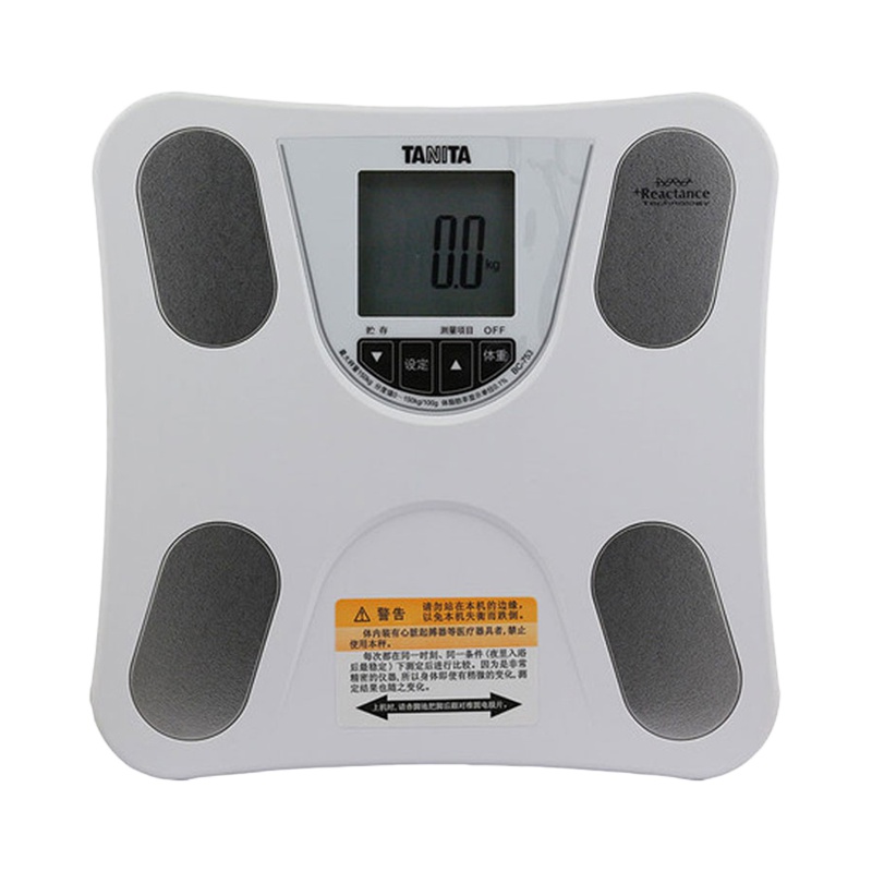 日本百利达(TANITA)家用精准电子秤 人体健康秤BC-753!测量四项人体指标 大储存数据!电阻抗技术 测量更精确