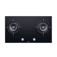 西门子 5.2kW大火力燃气灶/天然气/精准控温台式双灶ER8PF233MP