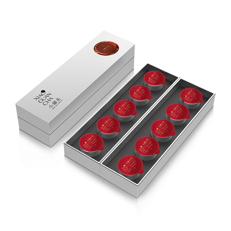 小罐茶茶叶银罐礼盒礼品小罐红茶10罐装 茶叶礼盒贵客到小罐茶 旅行泡茶杯 茶水分离