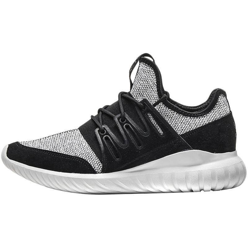 【自营】adidas阿迪达斯三叶草男子休闲鞋TUBULAR小椰子休闲运动鞋 CQ1410一号黑+一号黑+白