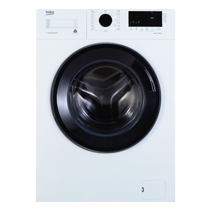 倍科/Beko 10公斤宠物毛发去除功能 70度高温洗 健康洗涤 精细分类洗衣 白色滚筒洗衣机 EWCE10252X0I